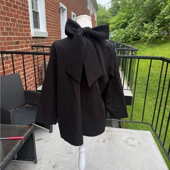 Tuckernuck  Black Faye Blouse Size XL - Picture 4 of 13